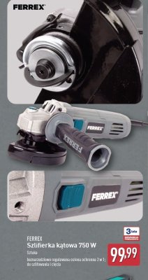 Szlifierka kątowa 750 w Ferrex promocja