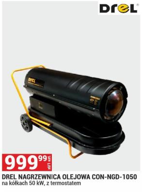 Nagrzewnica olejowa Drel CON-NGD-1050 promocja w Merkury Market