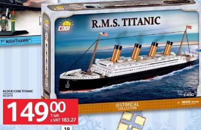 Klocki Cobi Titanic RMS promocja w Selgros