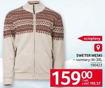 Sweter męski s-xxxl Tex promocja w Selgros