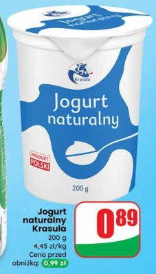 Jogurt naturalny Danone activia promocja w Dino