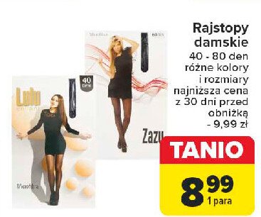 Rajstopy damskie zazu 40/60 den promocja