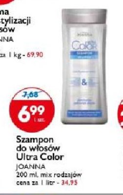 Szampon do włosów odcienie chłodnego blondu Joanna ultra color promocja