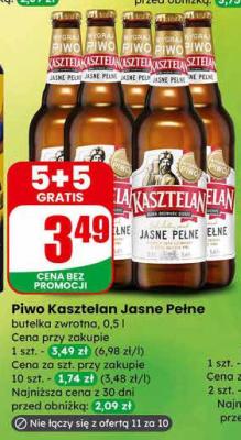 Piwo promocja w Dino