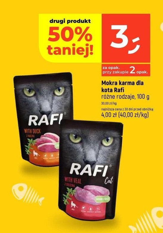 Karma dla kota z kaczką Rafi cat promocja