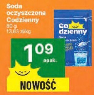 Soda oczyszczona Codzienny 80 g promocja w Delikatesy Centrum
