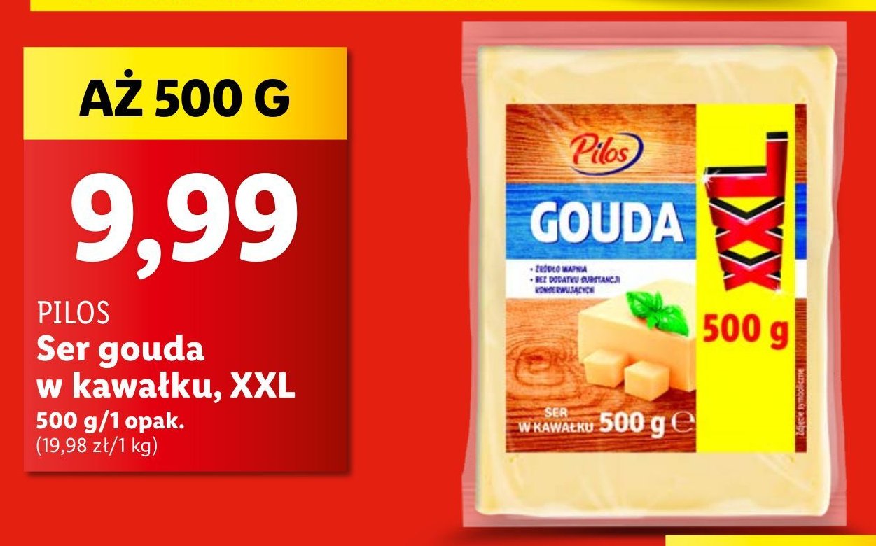 Ser gouda xxl Pilos promocja