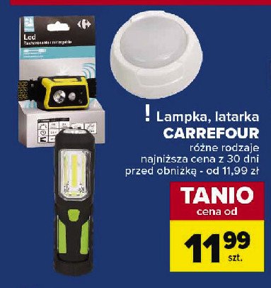 Lampa czołowa led Carrefour promocja w Carrefour Market