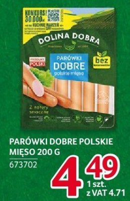Parówki dobre polskie Dolina Dobra promocja w Selgros