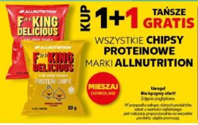 Chipsy proteinowe marki Allnutrition promocja w Kaufland