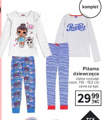 Piżama dziewczęca 110-152 promocja