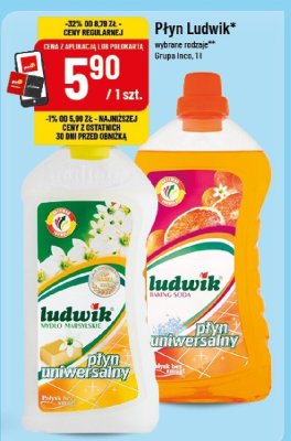 Płyn Ludwik uniwersalny 1l promocja w POLOmarket