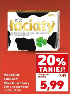 Mix tłuszczowy Łaciaty 200 g promocja w Kaufland