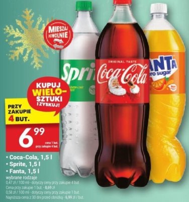 Napój Sprite, 1,5 l promocja w Twój Market