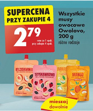 Mus brzoskwiniowo Owolovo promocja