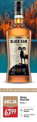 Whisky Black Ram promocja