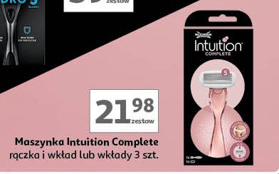 Wkłady do maszynki Wilkinson intuition complete promocja w Auchan