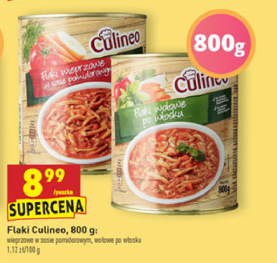 Flaki wieprzowe w sosie pomidorowym Culineo promocja