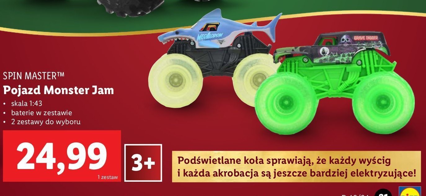 Auto monster jam 1:43 Spin master promocja