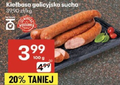 Kiełbasa promocja w Delikatesy Centrum