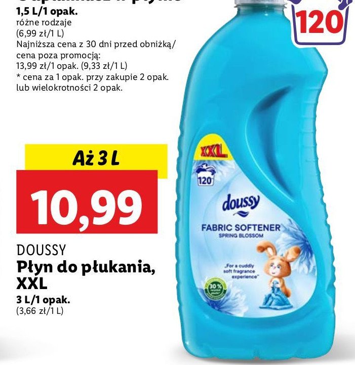 Płyn do prania spring blossom Doussy promocja w Lidl