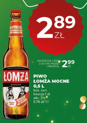 Piwo Łomża Mocne 0,5 L promocja w Duży Ben