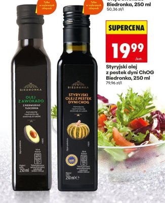 Olej z awokado Biedronka, 250 ml promocja w Biedronka