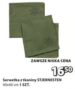Serwetka z tkaniny STJERNESTEN promocja w Jysk