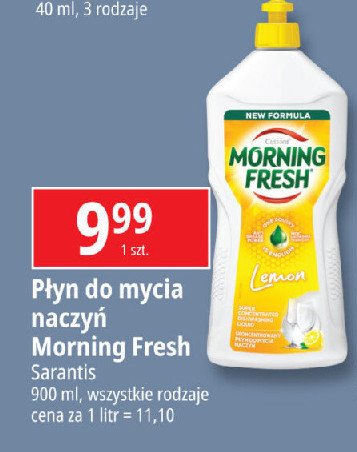 Płyn do naczyń lemon Morning fresh promocja w Leclerc