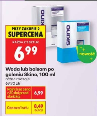 Woda po goleniu Skino, 100 ml promocja w Biedronka