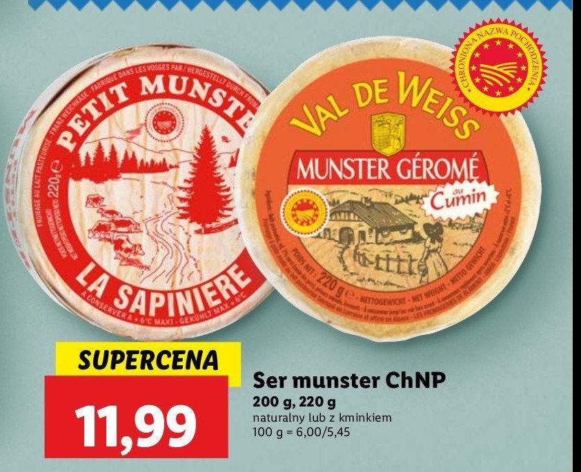 Ser Petit munster la sapiniere promocja