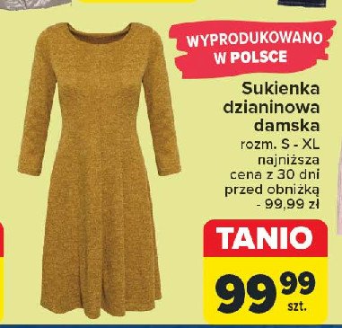 Sukienka damska dzianinowa s-xl promocja