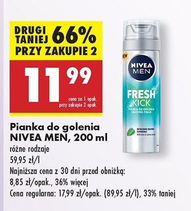 Pianka do golenia promocja