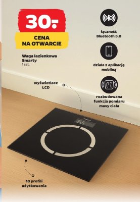 Waga łazienkowa Smarty promocja w Netto