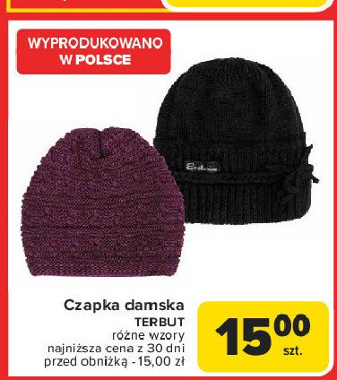 Czapka damska TERBUT promocja