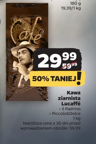 Kawa Il padrino lucaffe promocja