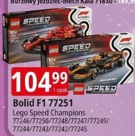 Klocki Lego Speed Champions Bolid F1 77251 promocja w Leclerc