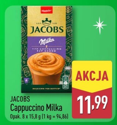 Cappuccino JACOBS Milka promocja w Aldi