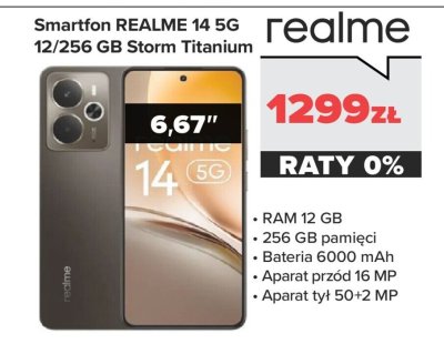 Smartfon 14 5G 12/256 GB Storm Titanium promocja w NEONET