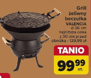 Grill żeliwny valencia 36 x 45 x 35 cm promocja