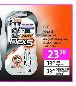 Maszynka do golenia Bic flex 5 promocja