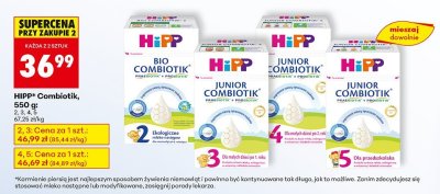 Mleko modyfikowane Combiotik 3 promocja w Biedronka