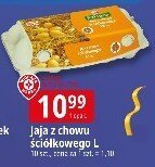 Jaja z chowu ściółkowego L 10szt Hochland promocja w Leclerc