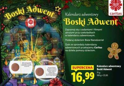 Kalendarz adwentowy Boski Adwent promocja w Lidl