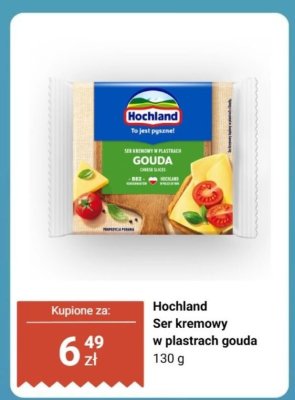 Ser kremowy w plastrach gouda promocja w Biedronka