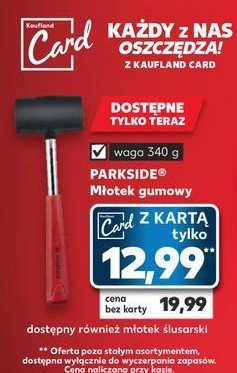 Młotek gumowy Parkside promocja