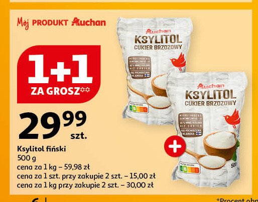 Ksylitol Auchan promocja