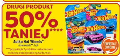 Autko Hot Wheels różne modele promocja w POLOmarket