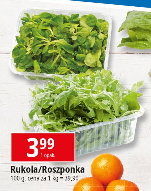 Rukola promocja w Leclerc