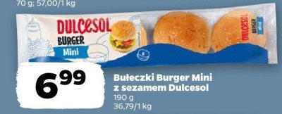 Bułeczki Burger Mini z sezamem Dulcesol promocja w Netto